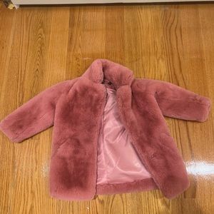 Kids fur jacket